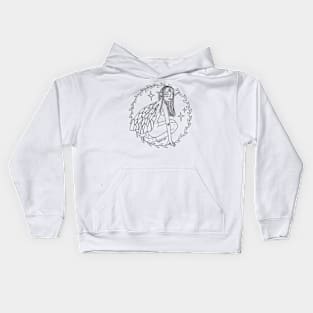 earth moon fae Kids Hoodie